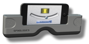 Μέτρηση της στροφής της σκολίωσης με iphone scoliometer iphone